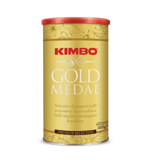 Kimbo Gold Medal Ground Coffee Tin 400g