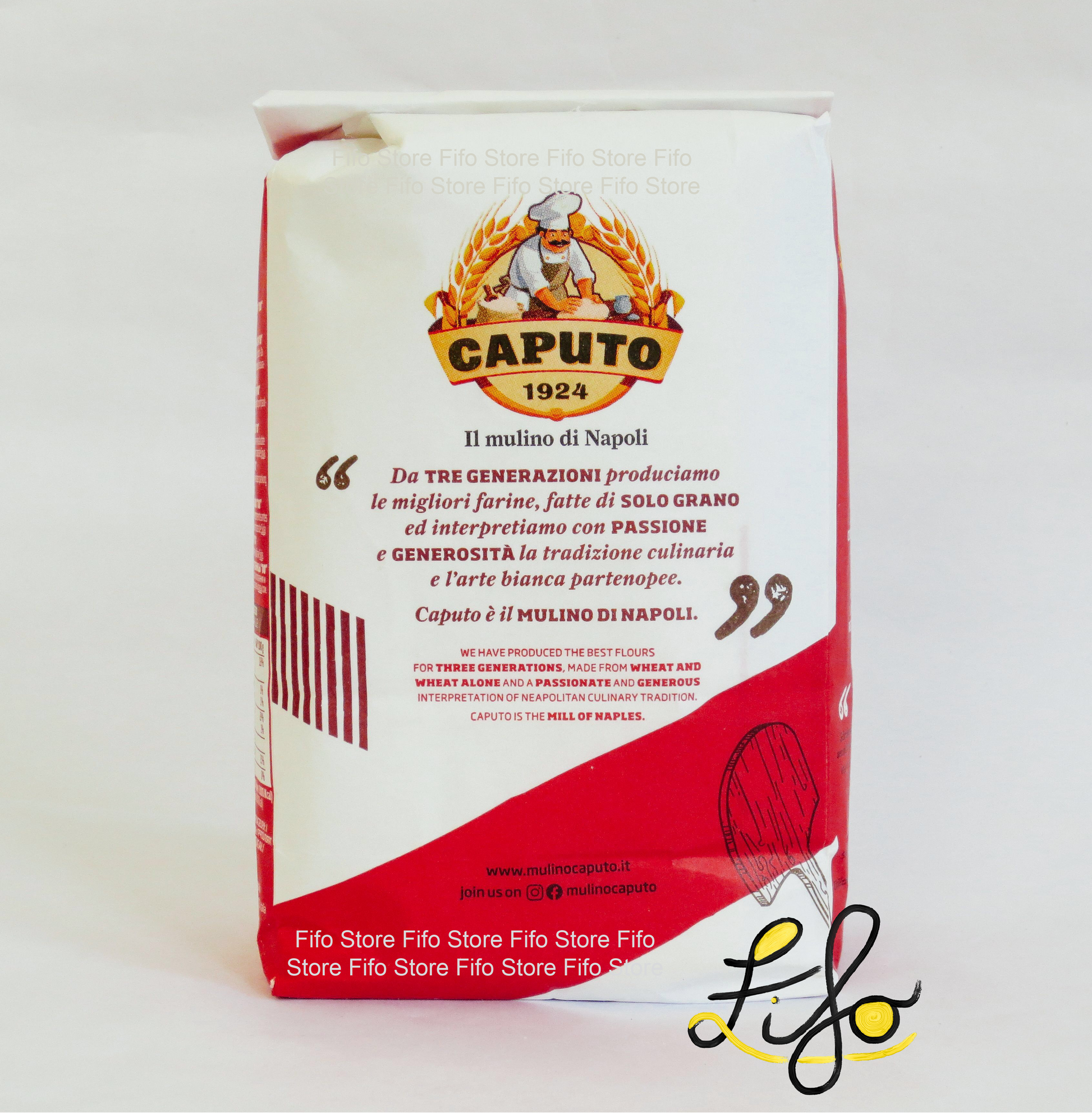 Caputo flour pizzeria 1kg back