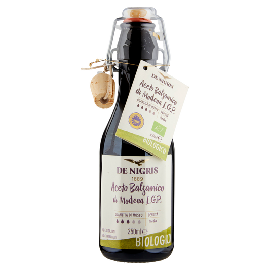 De Nigris Organic Balsamic Vinegar of Modena PGI 250ml
