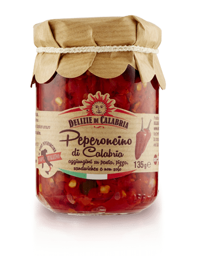 Delizie Di Calabria Chopped Spicy Calabrian Chilli In Olive Oil 135g