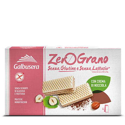 Galbusera Gluten Free Cocoa & Hazelnut Cream Wafer 180g