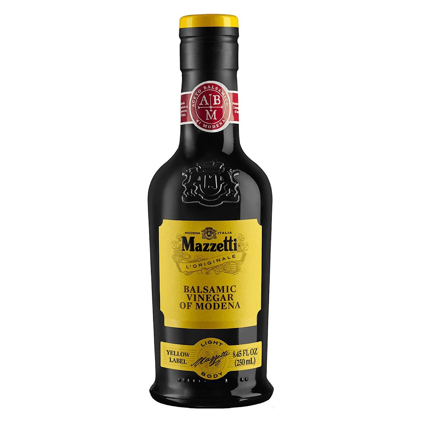 Mazzetti Balsamic Vinegar of Modena PGI 4 Leaf Yellow Label 250ml