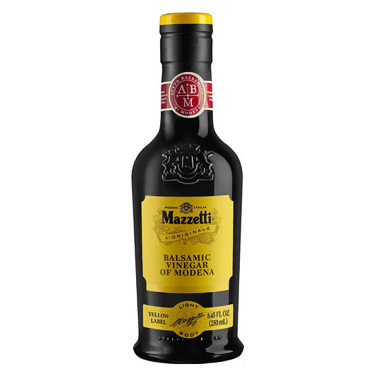 Mazzetti Balsamic Vinegar of Modena PGI 4 Leaf Yellow Label 250ml